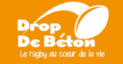 Logo Drop de Béton : Le rugby au coeur de la vie