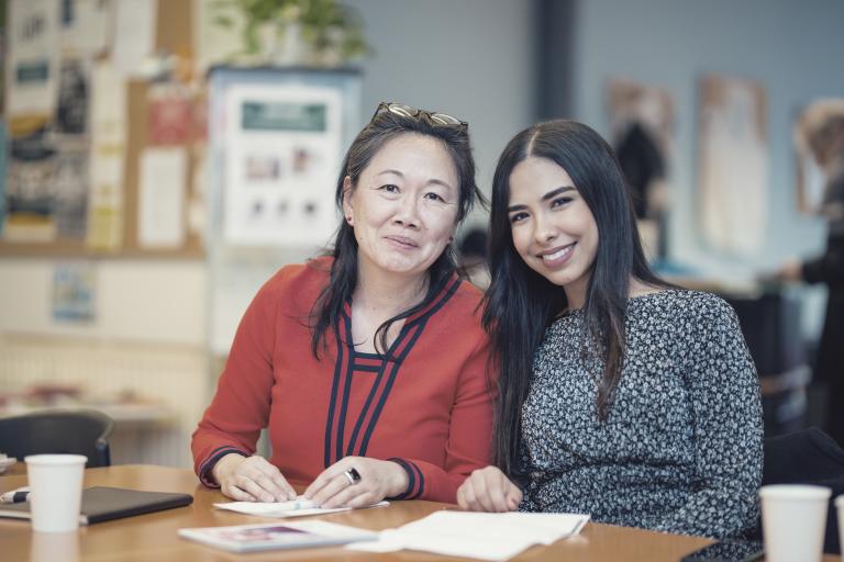 Duo for a job : Aurore et Noura ( jeune parrainé et sa marraine)